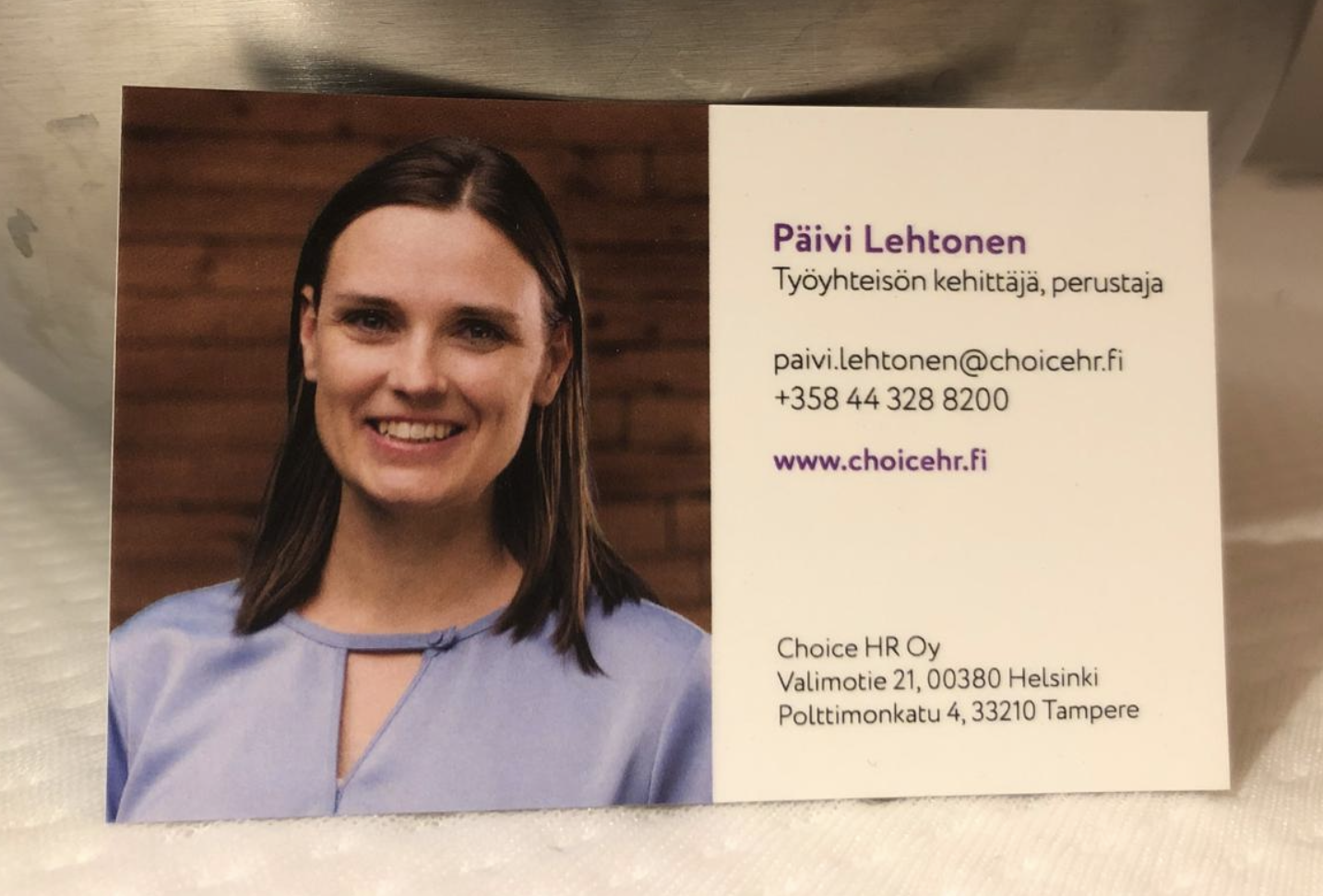 Choice HR Oy - ensimmäinen ilme